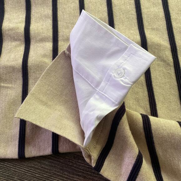 Chico’s striped pullover crew sweater - Picture 9 of 9